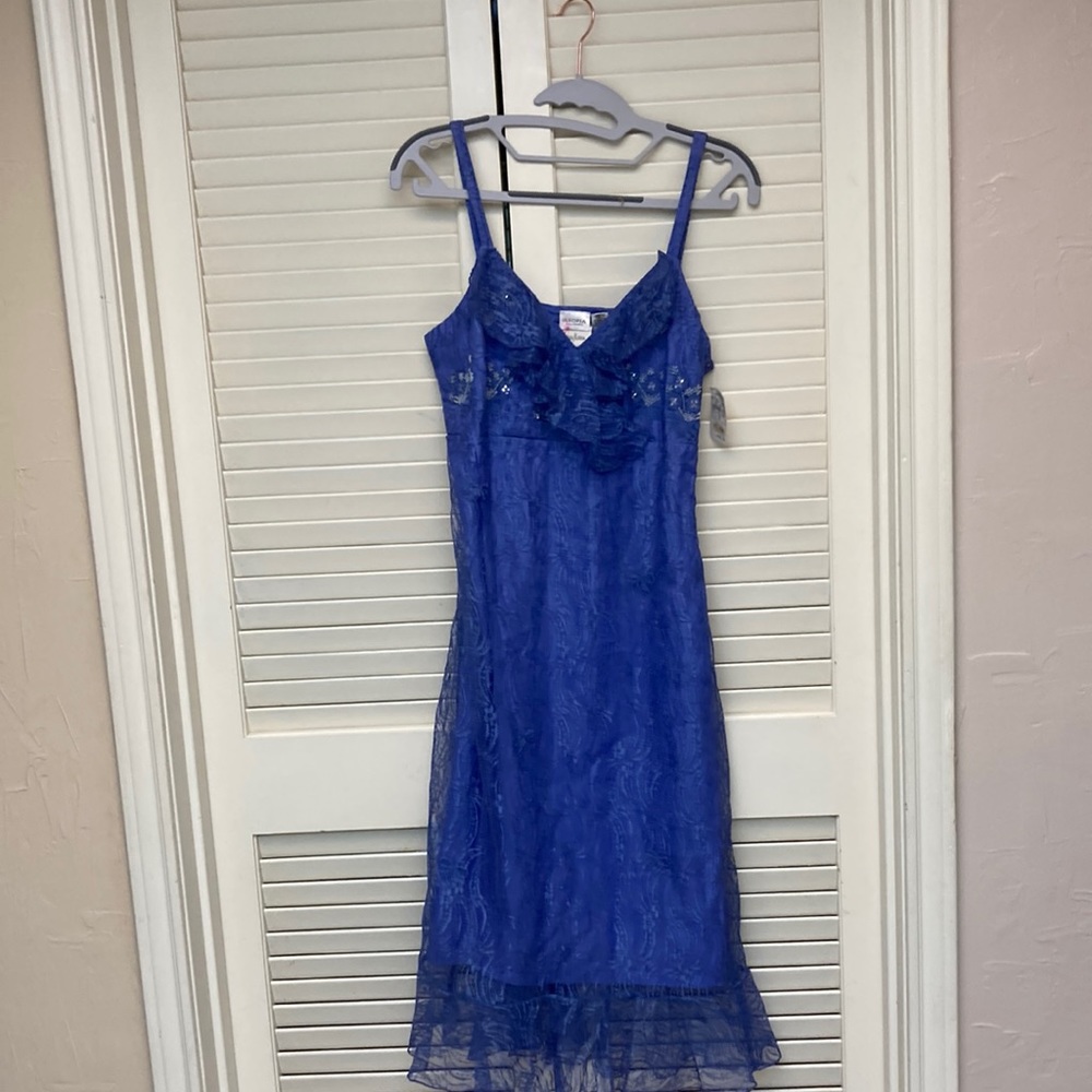 Anopia Neiman Marcus NWT Purple Evening Dress